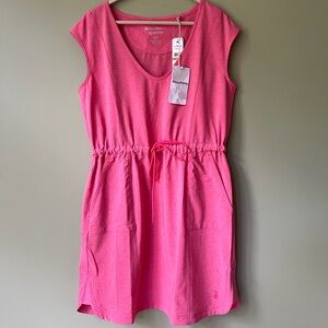 Tommy Bahama Alicia Chambray Islandzone Sun UPF 30 Teaberry Dress